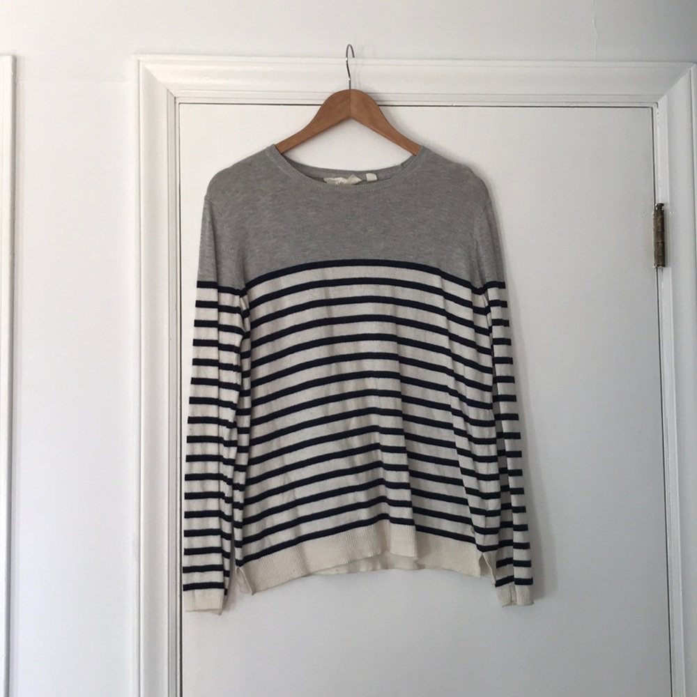Comfy striped sweater